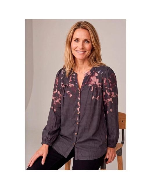 Blouses iN FRONT de color Black
