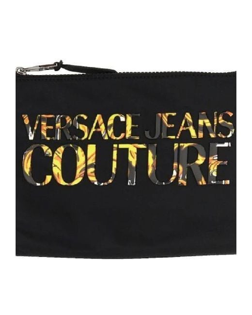 Versace Black Clutches for men