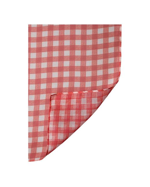 Dolce & Gabbana Red Silky Scarves