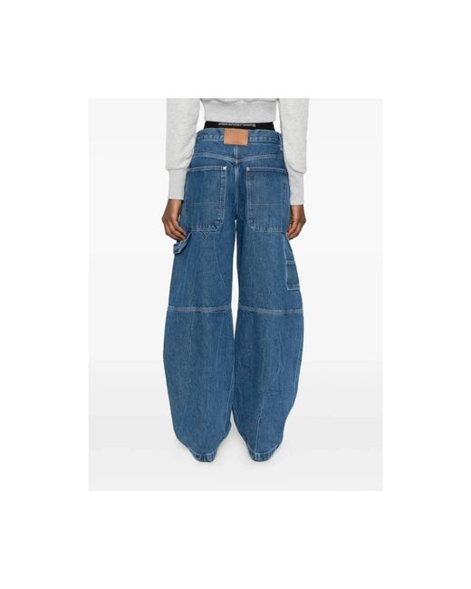 Alexander Wang Blue Cotton Mid-Rise Jeans