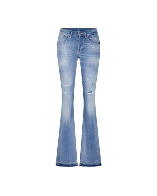 Jeans a zampa con stile a 5 tasche di Dondup in Blue