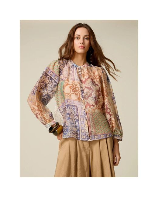 Blouses Oltre de color Natural