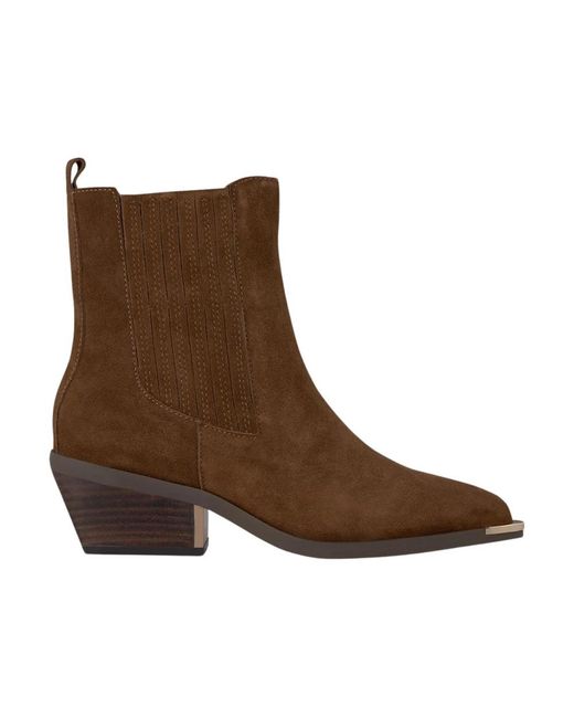 Alma En Pena. Brown Cowboy & Biker Boots