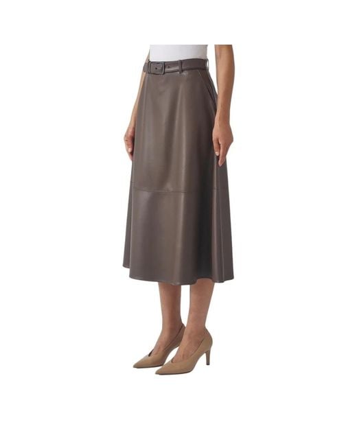 Max Mara Brown Midi Skirts