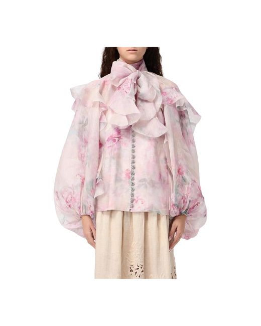 Blouses Zimmermann de color Pink