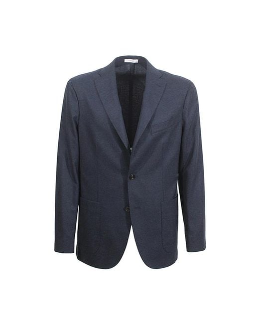 Boglioli Jassen ,Blauw ,Wol Jurken Blauw in het Blue voor heren