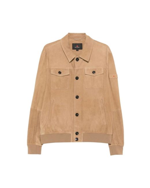 Peuterey Natural Leather Jackets for men