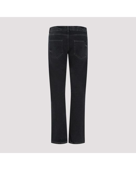 Saint Laurent Schwarze slim fit o-beryl jeans in Black für Herren