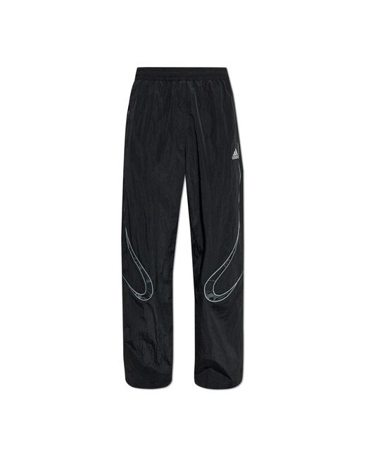 Adidas Originals Straight Trousers in het Black voor heren
