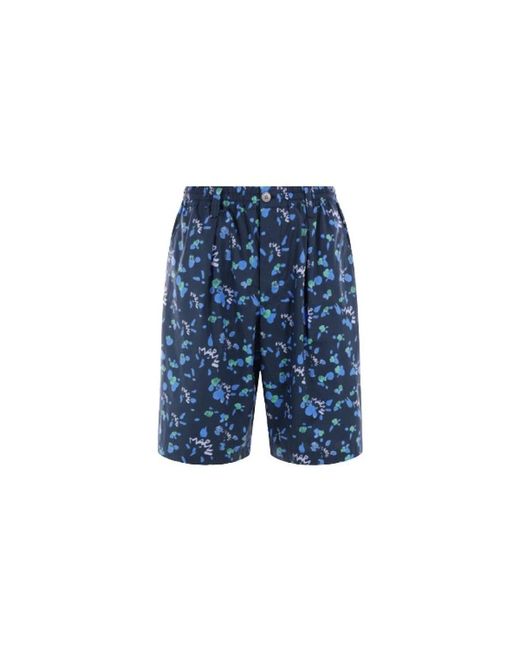 Marni Blue Casual Shorts for men
