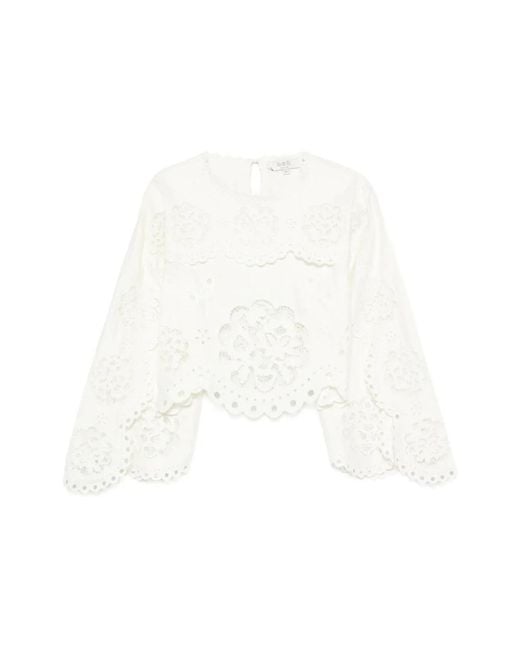 Sea White Blouses