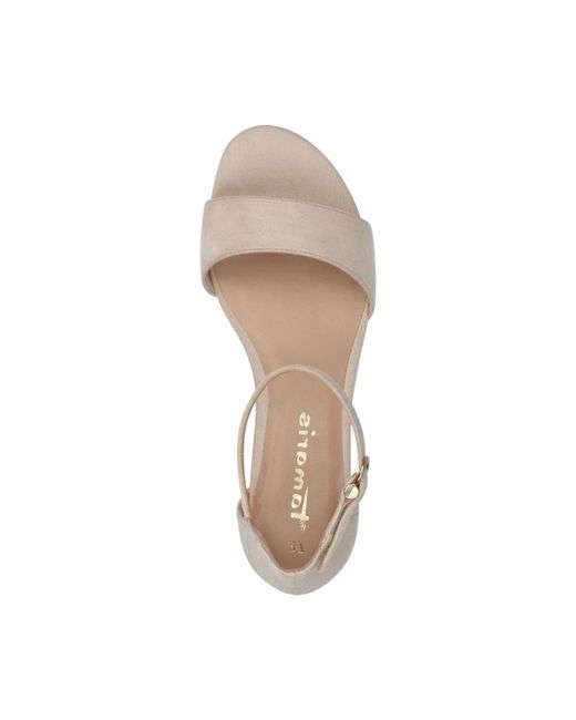 Tamaris White Elegante flache sandalen für frauen