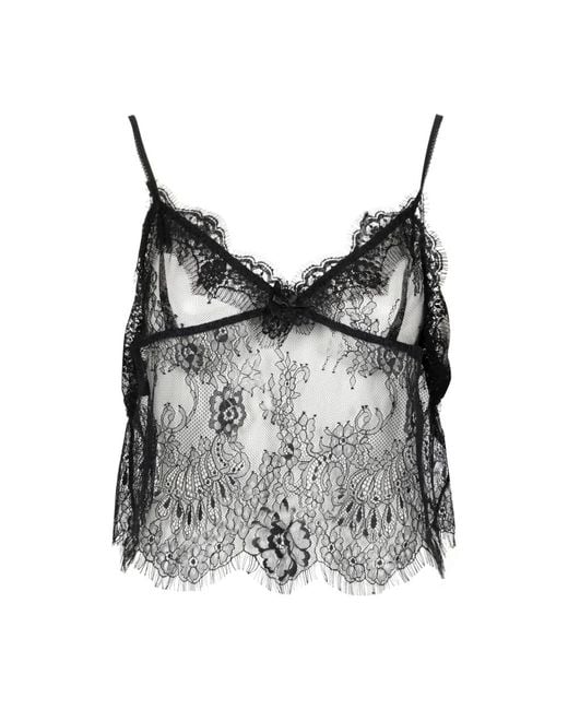 Aniye By Sleeveless Tops in het Black