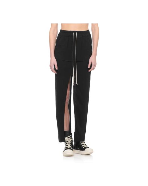 Rick Owens Black Maxi Skirts