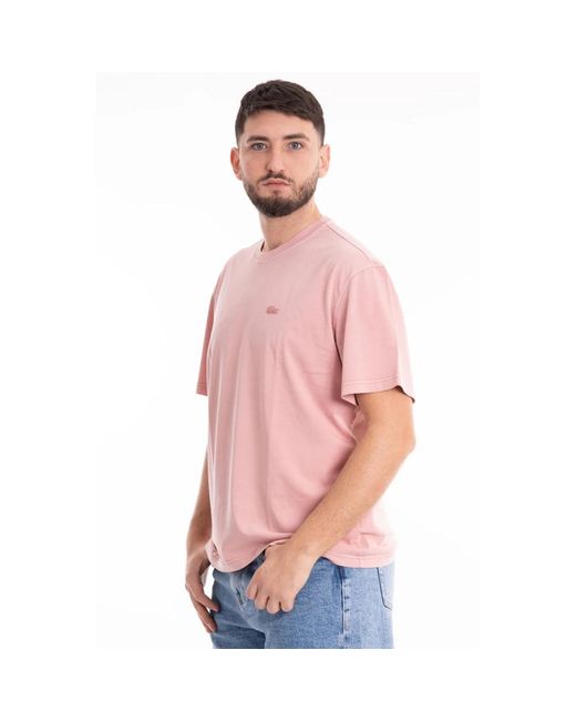 Lacoste Casual t-shirt in Pink für Herren