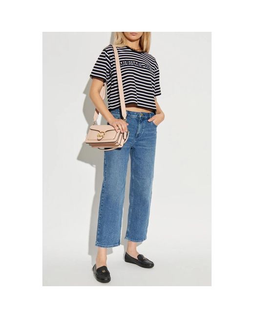 Michael Kors Jeans ,Blauw ,Denim Straight-Leg Jeans in het Blue