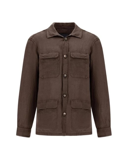 Herno Brown Light Jackets for men