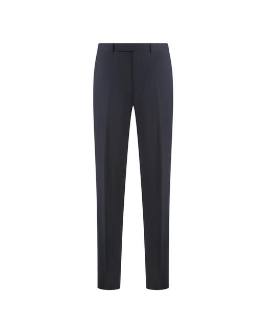 Zegna Blue Suit Trousers for men