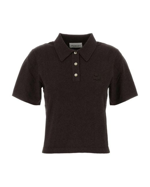 Isabel Marant Black Polo Shirts