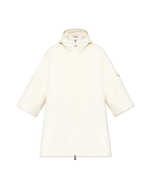 Moncler Jassen ,Wol Poczno Cape in het White