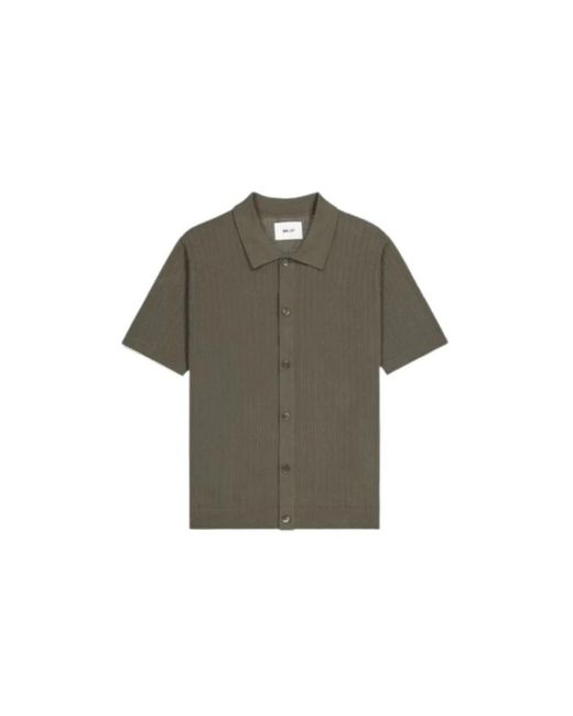 NN07 Short Sleeve Shirts in het Green voor heren