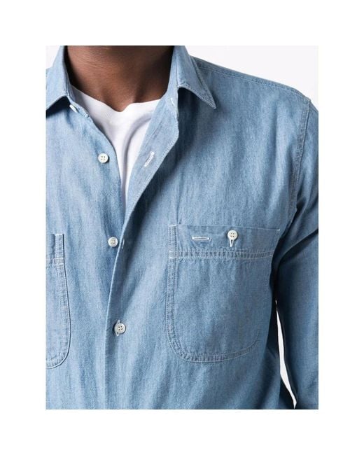 Aspesi Blue Casual Shirts for men