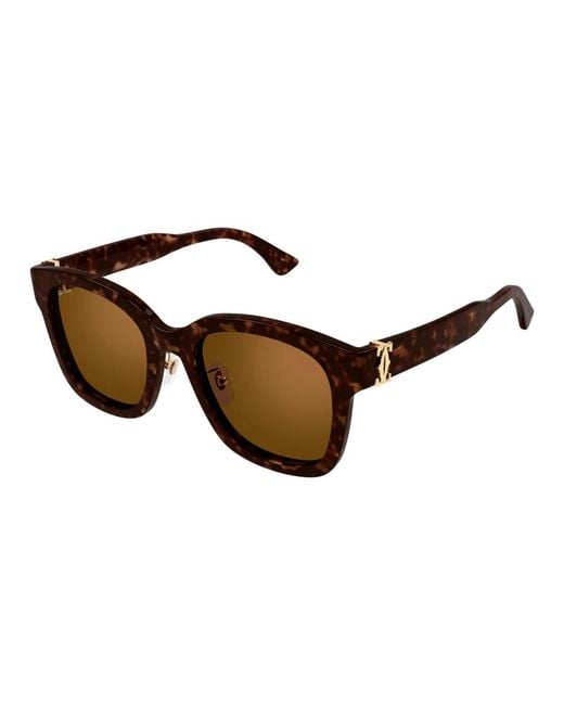 Cartier Brown Sunglasses