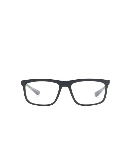 Emporio Armani Gray Glasses for men