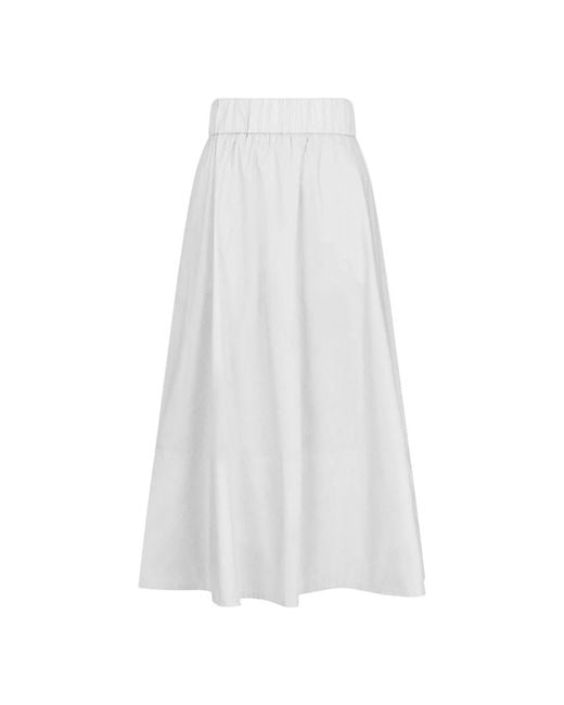 Midi Skirts Neo Noir en coloris White