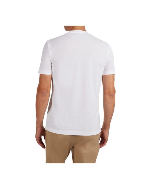 Zanone T-Shirts in White für Herren