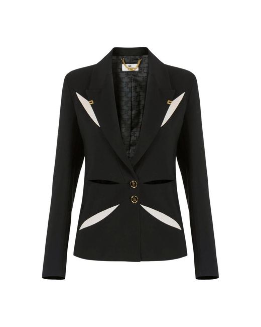 Elisabetta Franchi Black Blazers