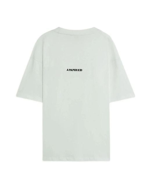 A PAPER KID Blue T-Shirts for men