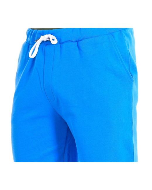 La Martina Blue Casual Shorts for men
