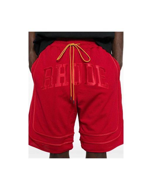 Rhude Trainingsshorts in Red für Herren