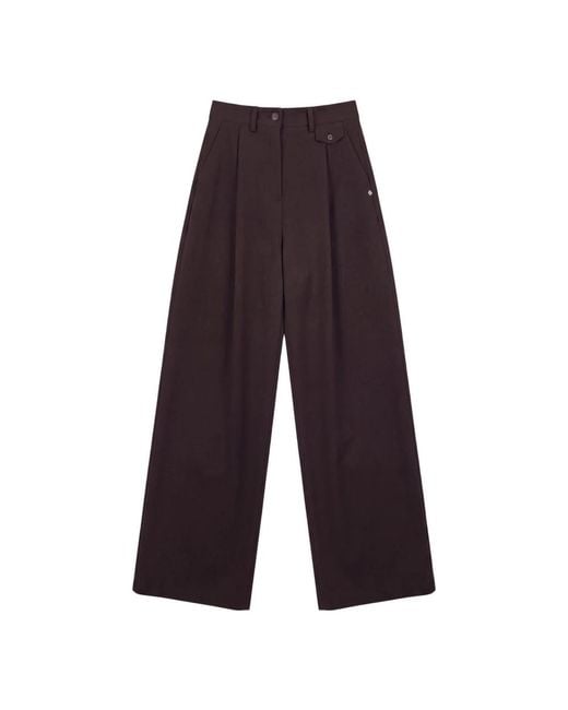 Ottod'Ame Purple Wide Trousers