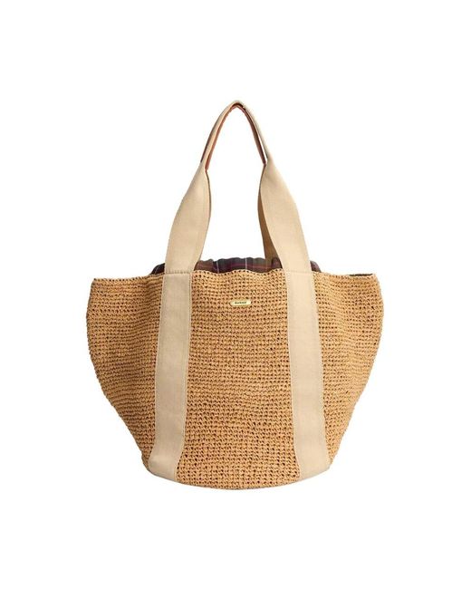 Barbour Natural Lily Beach Tote Tasche