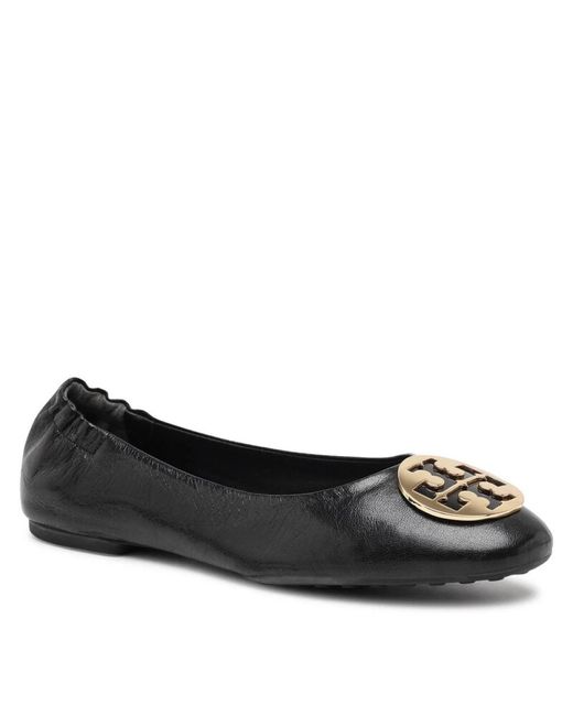 Tory Burch Black Ballerina Shoes