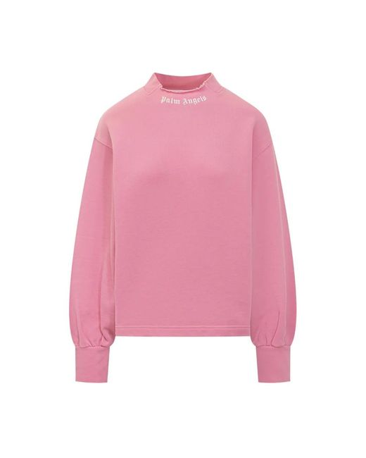 Palm Angels Pink Long Sleeve Tops