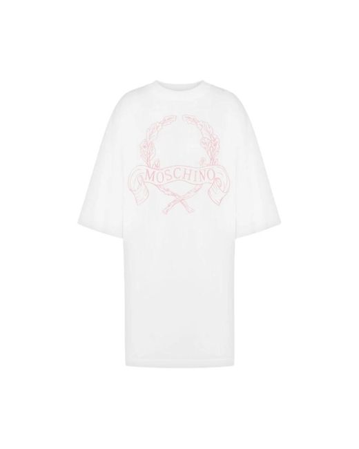 Moschino White Short Dresses