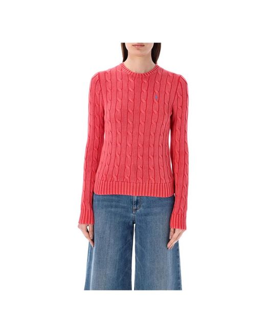 Ralph Lauren Red Round-Neck Knitwear
