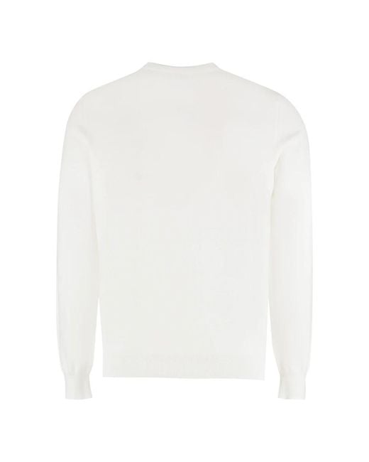 Round-Neck Knitwear THE (Alphabet) pour homme en coloris White