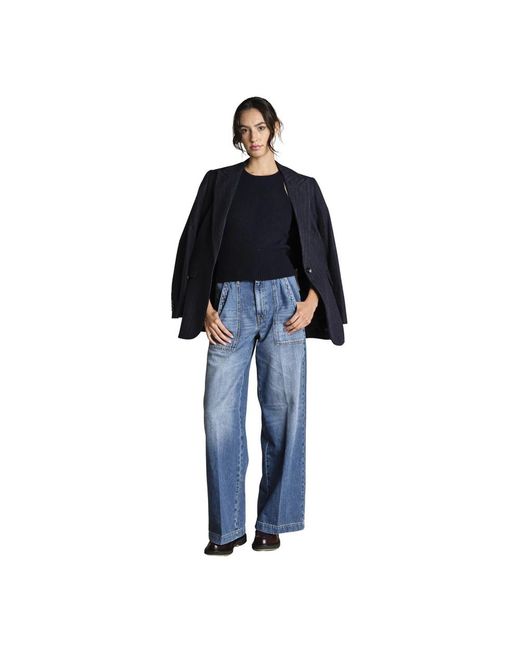 TRUE AVENUE Blue Wide Jeans