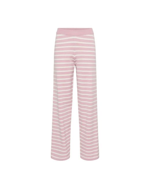 Saint Tropez Wide Trousers in het Pink