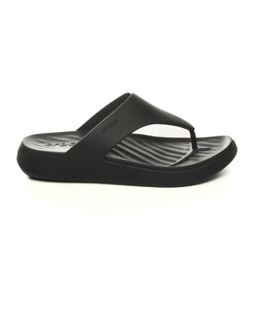 CROCSTM Black Flip Flops