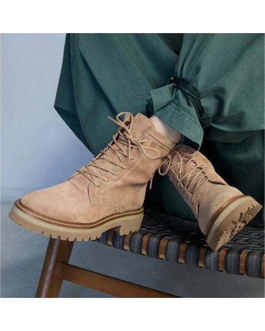 Alpe Brown Lace-Up Boots