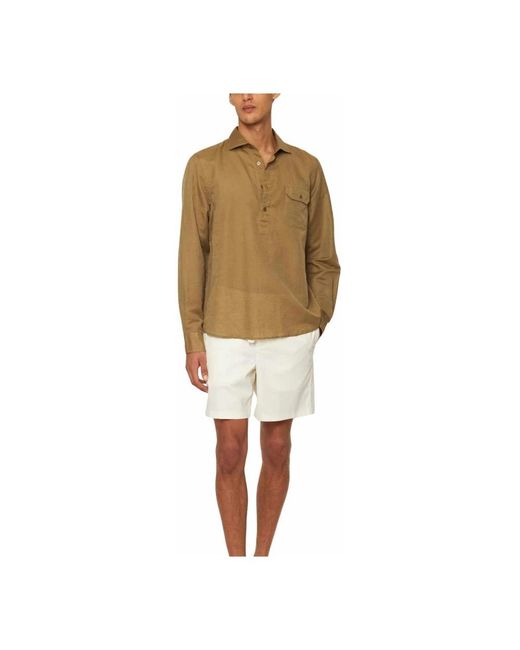 Orlebar Brown Green Casual Shirts for men