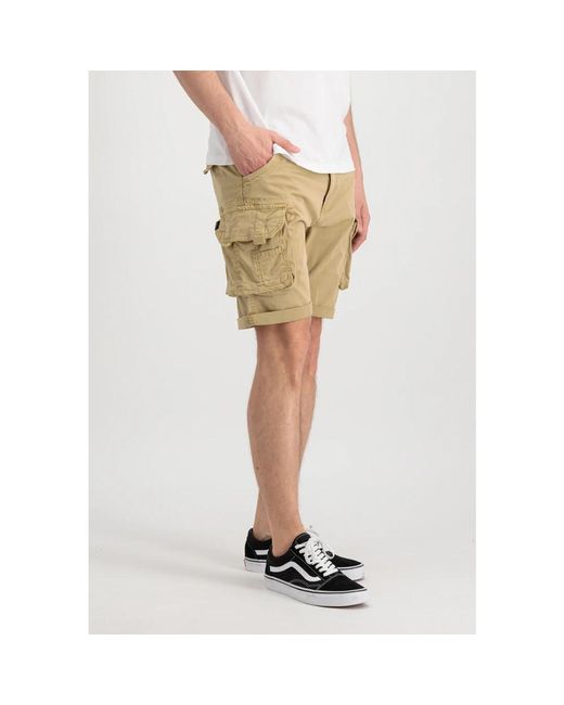 Alpha Industries Natural Casual Shorts for men