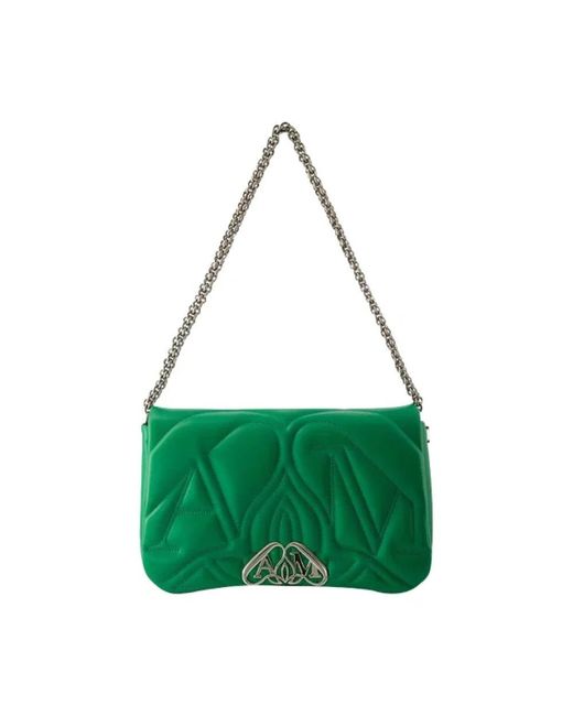 Alexander McQueen Green Shoulder Bags