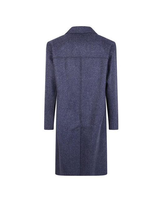 Herno Single-Breasted Coats in het Blue voor heren