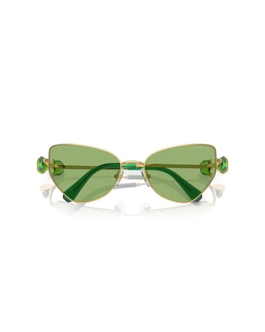Swarovski Green Sunglasses